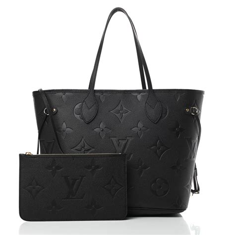 louis vuitton black neverfull|louis vuitton never full tote.